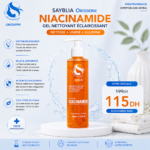 Gel Nettoyante Antioxydante à la Niacinamide – ORODERM | Nettoyage Profond & Éclat de la Peau