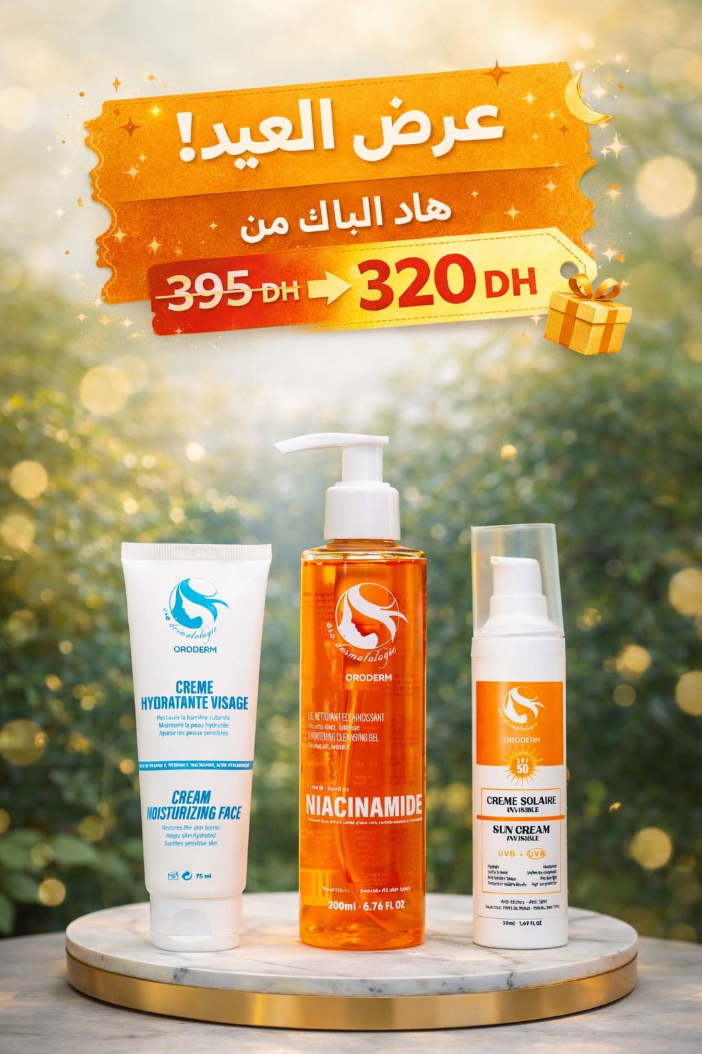 Pack Soin Visage ORODERM – OFFRE AL AID